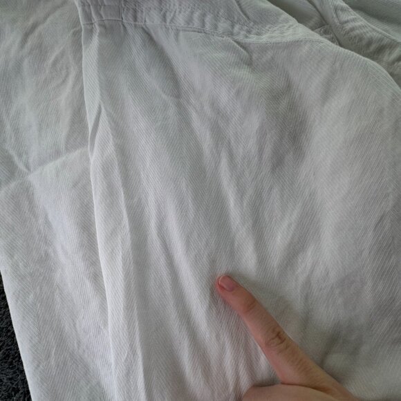 Gitman Bros For Roger Stevens Button Up Shirt Men White Long Sleeve 16 34 Cotton - Picture 15 of 16